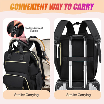 Multipurpose Baby Diaper Bag for Travel And Large Storage