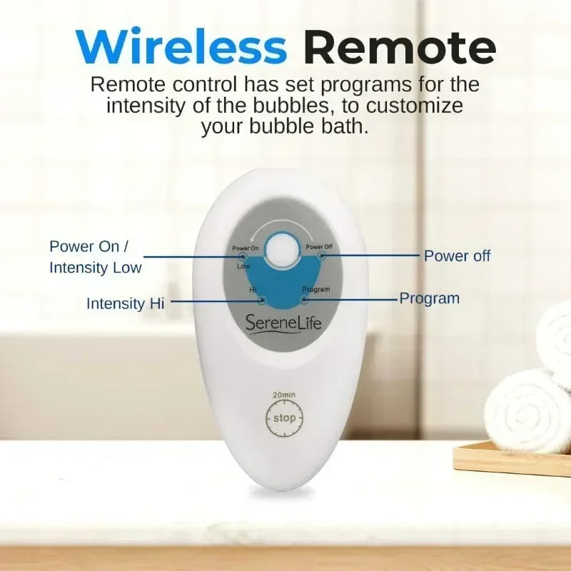 Hot Sellers. Portable Spa Bubble Bath Massager - Thermal Spa Waterproof Non-slip Mat with Suction Cup Bottom, Motorized