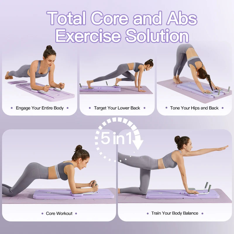 Multifunctional Ab Exercise Board, Home Pilates for Abdominal and Core Strength Training