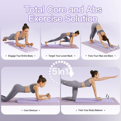Multifunctional Ab Exercise Board, Home Pilates for Abdominal and Core Strength Training