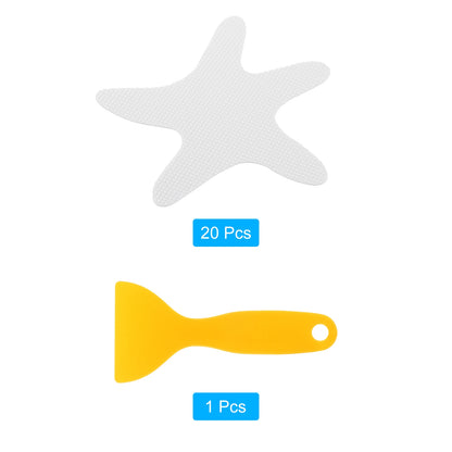 Anti Slip Shower Stickers for Safety in Bathtub with Scraper.