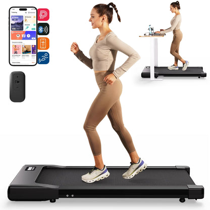 Walking Pad Under Desk Treadmill 2 in 1 Portable Treadmill