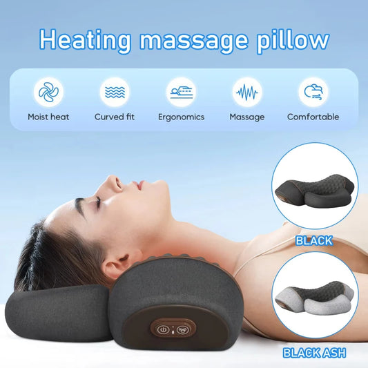 Massager Pillow Cervical Orthopedic Sleeping Pillow Back and Neck Massager