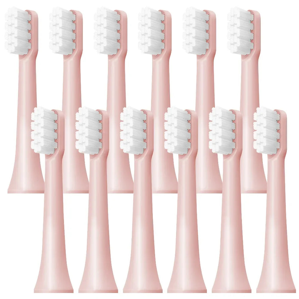 6/12Pcs Replacement Brush Heads T100 Mes603 Electric Toothbrush Vacuum