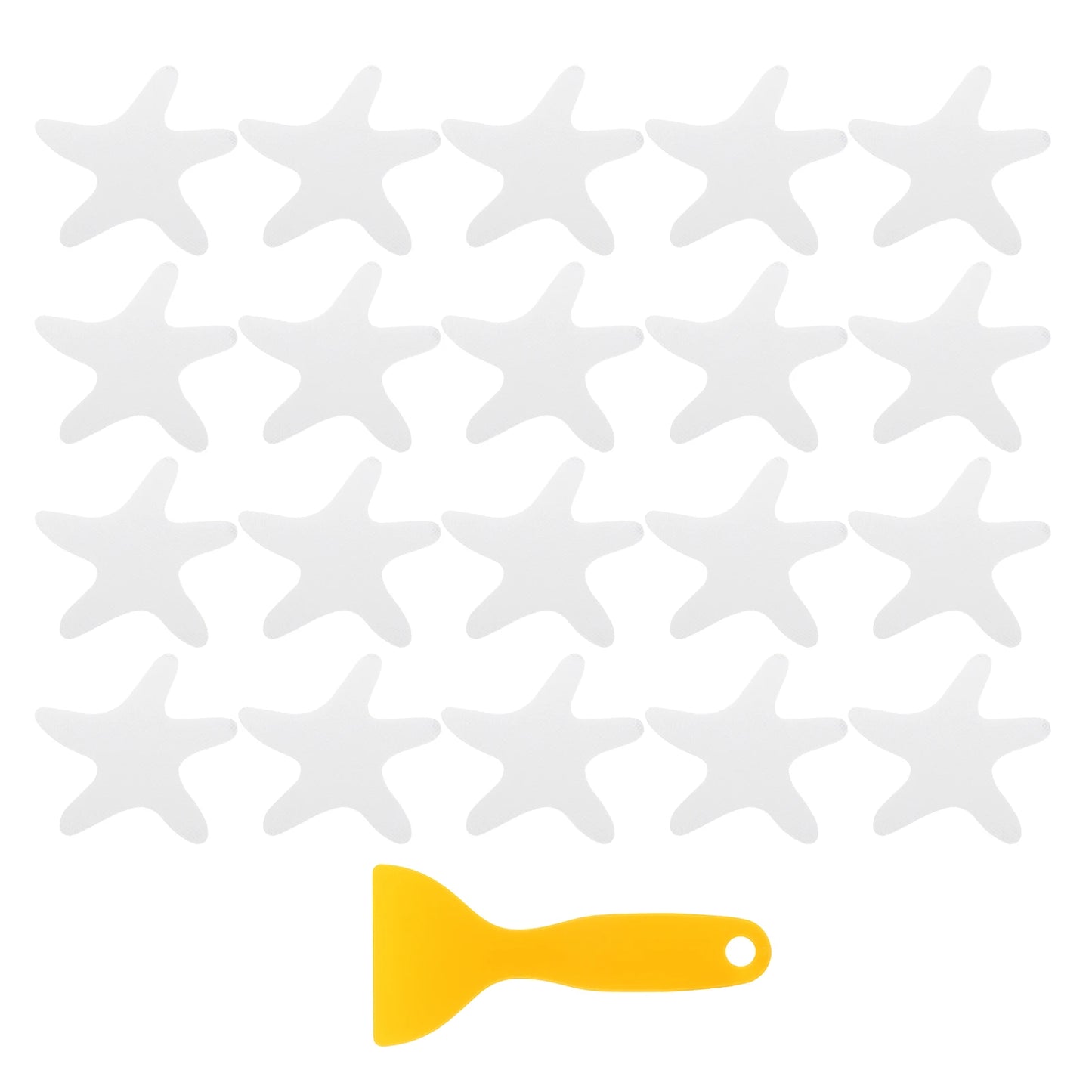 Anti Slip Shower Stickers for Safety in Bathtub with Scraper.