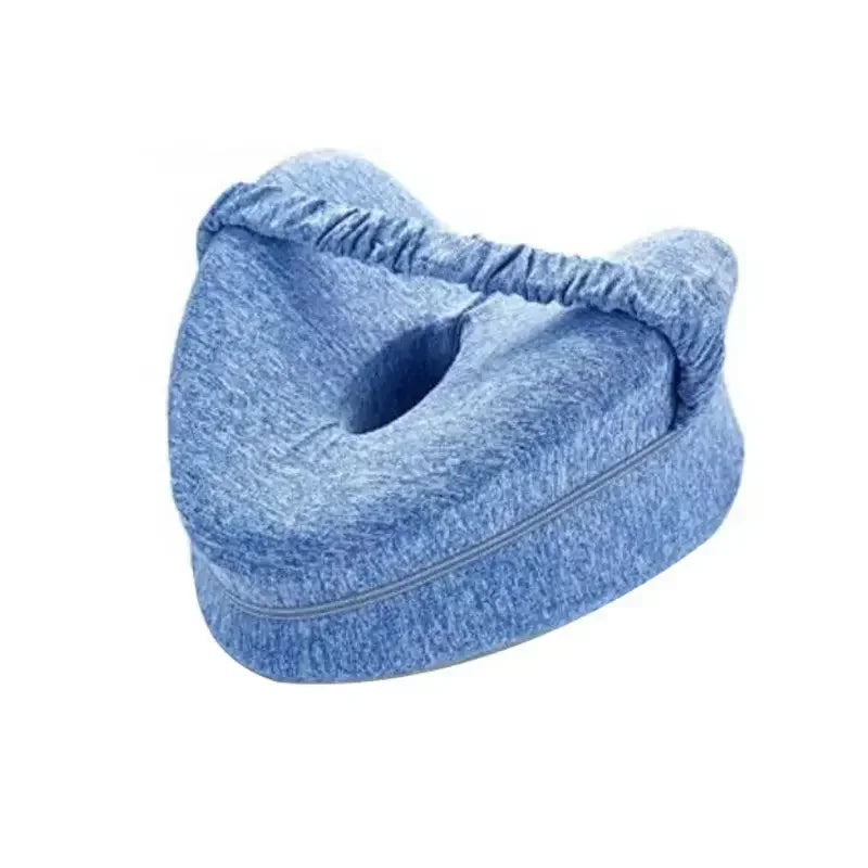 Ergonomic Side Sleeping Pillows -w/Memory Foam Knee Pillow with Strap for Side Sleeper Leg Support Cushion