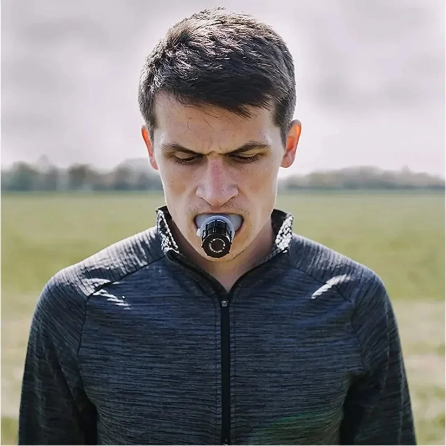 1PC Sports Breathing Trainer Exercise Lung Face Mouthpiece Respirator