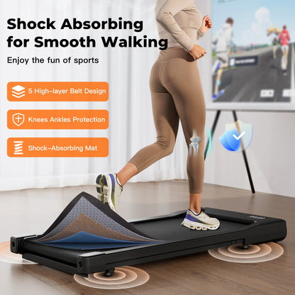 Walking Pad Under Desk Treadmill 2 in 1 Portable Treadmill
