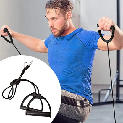 Multifunctional Resistance Bands Ergonomic Stepper Rope Pulling with Handles