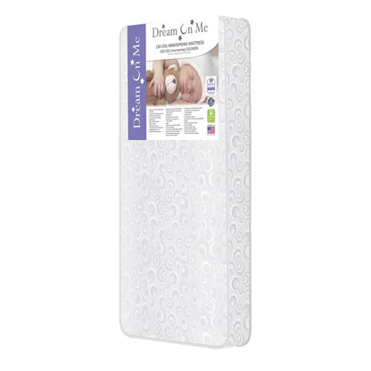 Lightweight Two-layer Crib Toddler Mattress with Coils Green guard technology Gold Certified & Waterproof