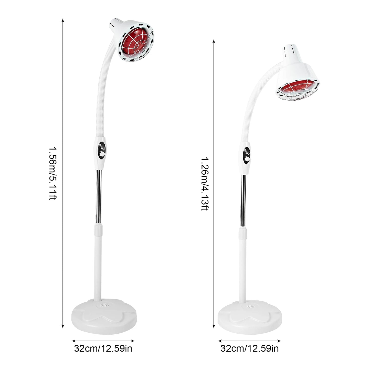 Infrared Light Floor Stand Infrared Therapy Heat Lamp for Muscle Soreness Relief