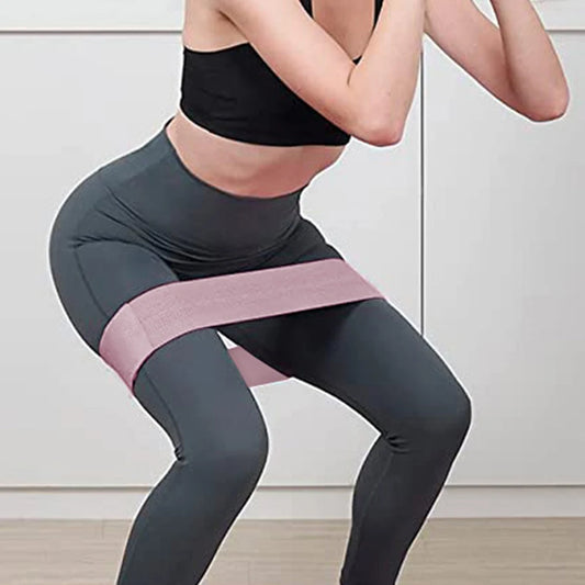 Hip Resistance Bands Anti-Slip - Portable Glute Thigh Elastic Bands