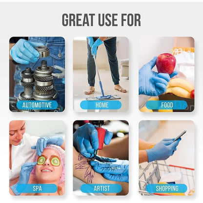 Nitrile Disposable Gloves Powder Free Soft Comfortable Texture