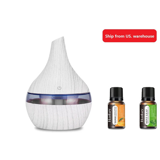 300ml USB Essential Oil Diffusers Ultrasonic Air Humidifier