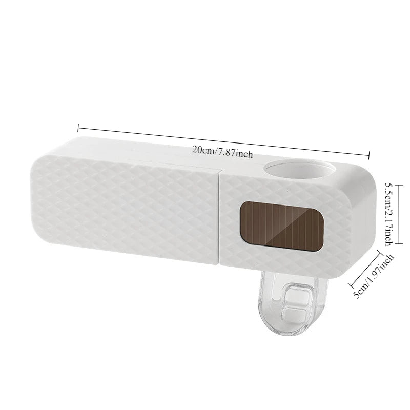 toothbrush rack wall mounted 3-slot toothbrush intelligent drying rack,