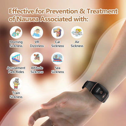 Anti-Nausea Wristband Travel Sickness Reliefs Motion Sickness and Nausea
