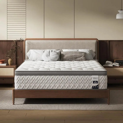 Hybrid Firm 5-Zone Support Deep Sleep Mattress Extra Lumbar Shoulder Pain Relief