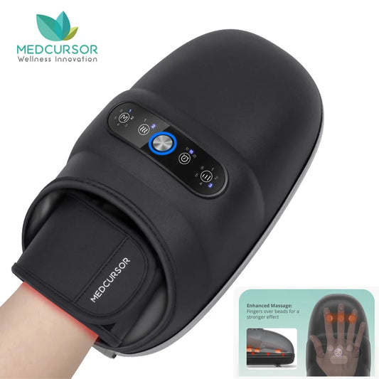 Wireless Electric Hand Massager -Acupoint Massager Finger Arthritis Numbness Muscle Relaxation