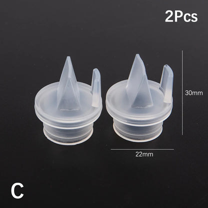 2pcs Duckbill Valve Breast Pump Backflow Protection