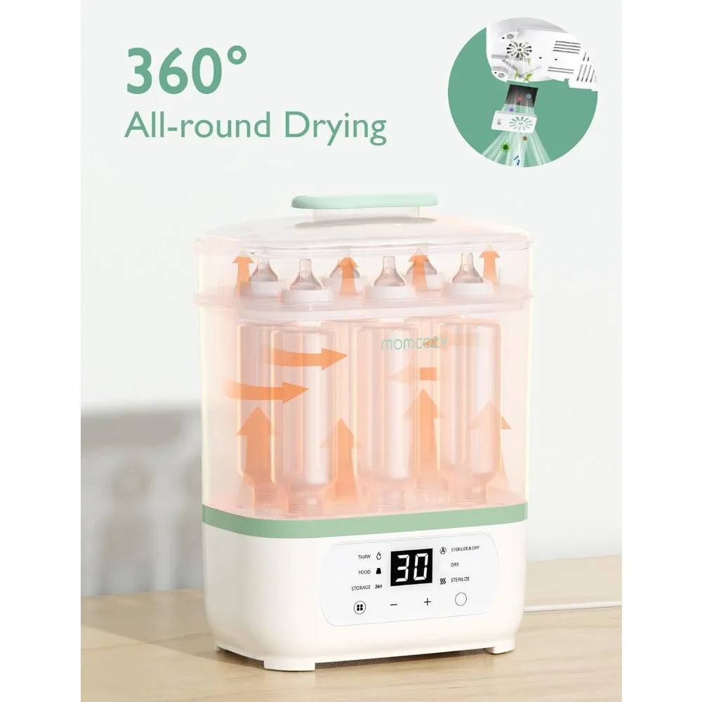 Baby Bottle Sterilizer and Dryer, 8-in-1 Electric