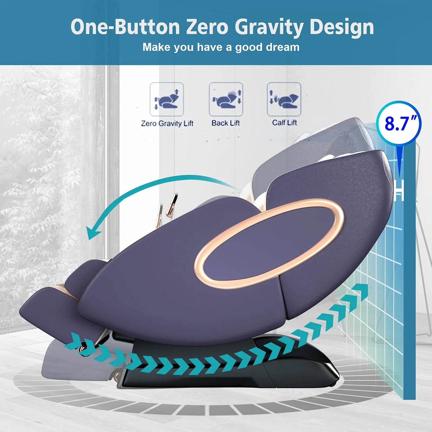 Massage Chairs SL-Track Full Body Shiatsu Recliner Zero Gravity Massager with Yoga Stretching Foot Massage Roller