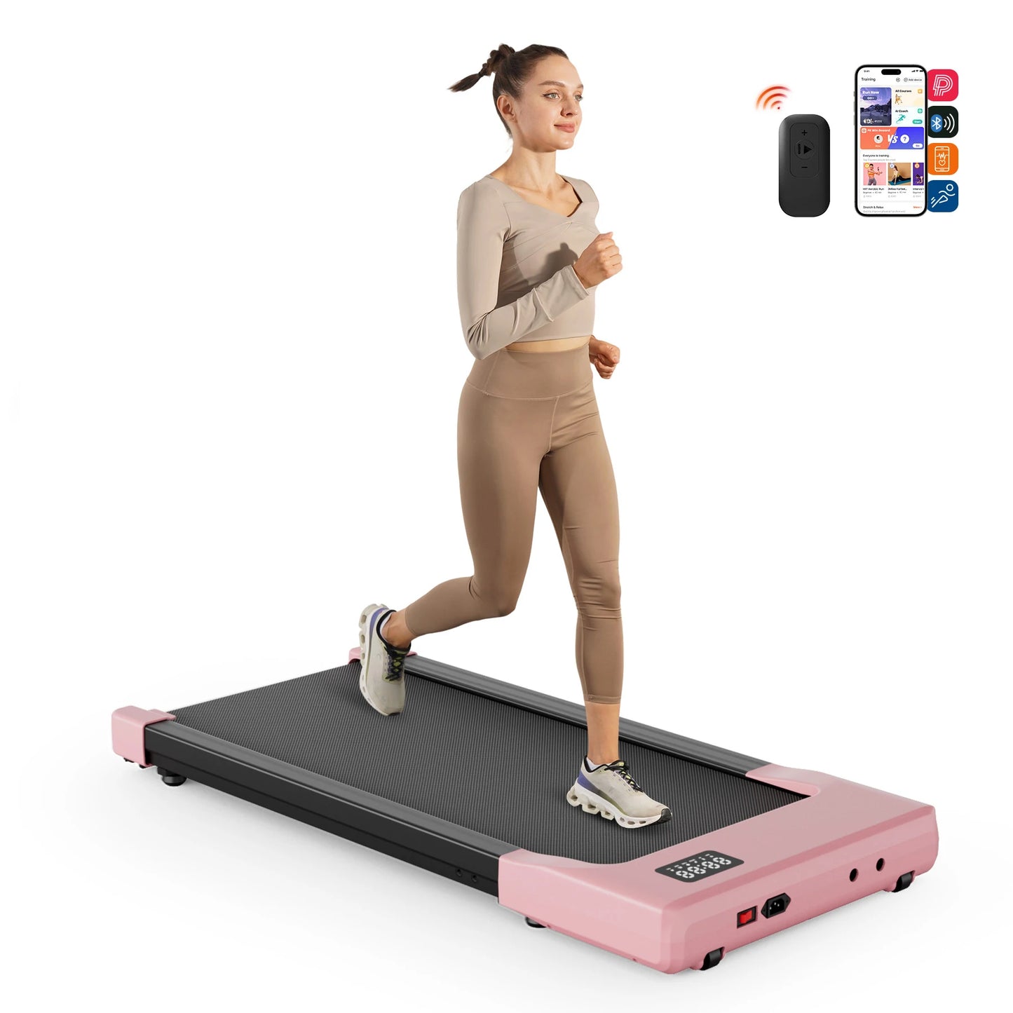 Walking Pad Under Desk Treadmill 2 in 1 Portable Treadmill