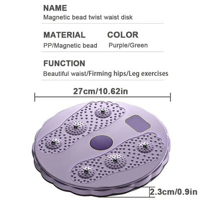 Waist Twisting Disc Magnetic Massage Body Trainer