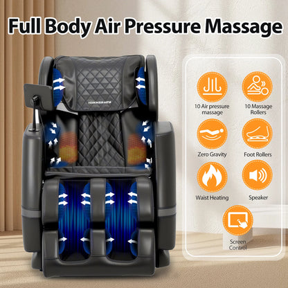 Full Body Zero Gravity Massage Chair, Back, Waist, Hips, Legs, Foot Massage,