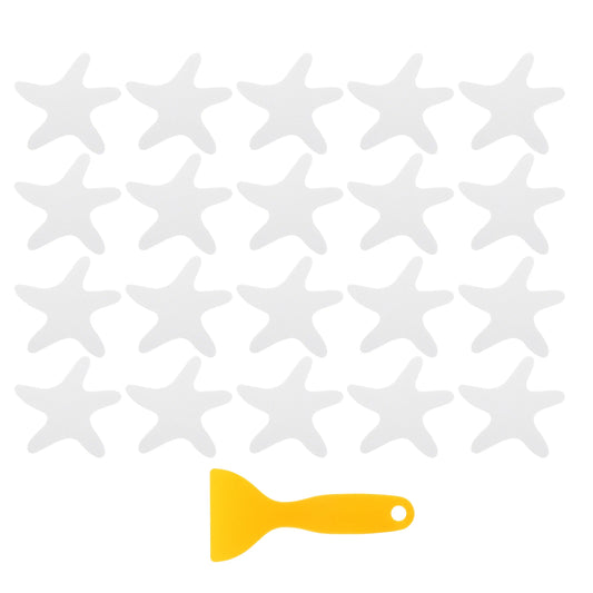 Anti Slip Shower Stickers for Safety in Bathtub with Scraper.