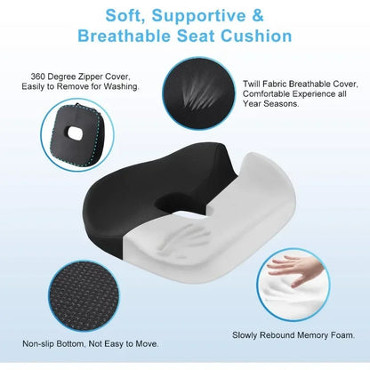 Donut Pillow for Tailbone Pain Relief Cushion,