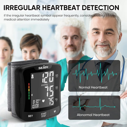 Electronic Blood Pressure Monitor Wrist Cuff