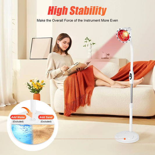 Adjustable Infrared Heat Lamp for Muscle and Joint Pain Relief