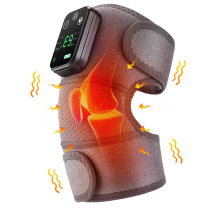 Joint Physiotherapy Hot Compress Vibration Massage for Elbow, Shoulder Support Thermal Knee Pad Relieve Arthritis