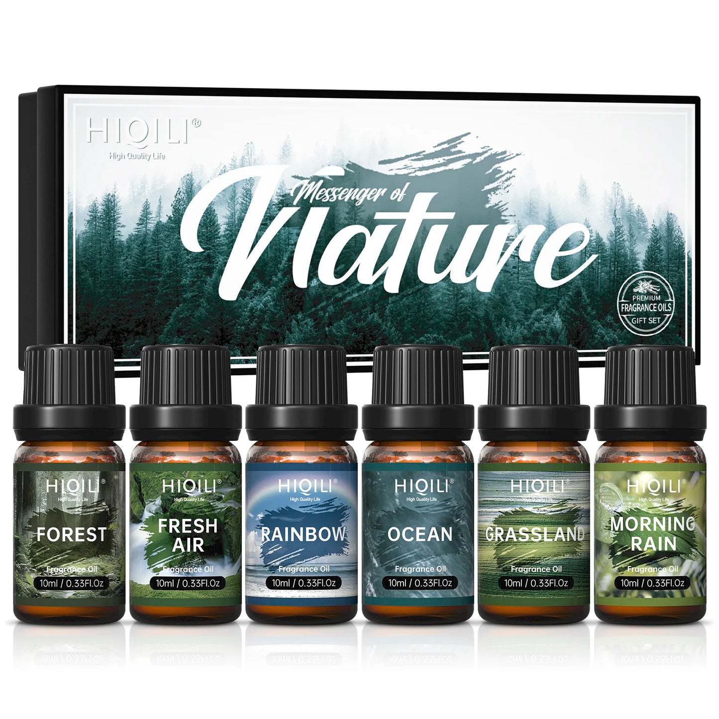 Fragrance Oils Set-Nature Theme | TOP 6 Gift Set Use for Aromatherapy, Diffuser, Humidifier
