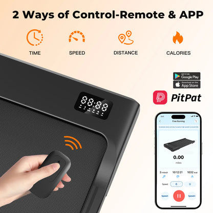 Walking Pad Under Desk Treadmill 2 in 1 Portable Treadmill