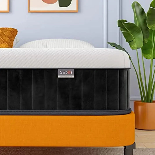 12 Inch Memory Foam Hybrid Queen Size Mattress for Support & Pressure Relief Comfort