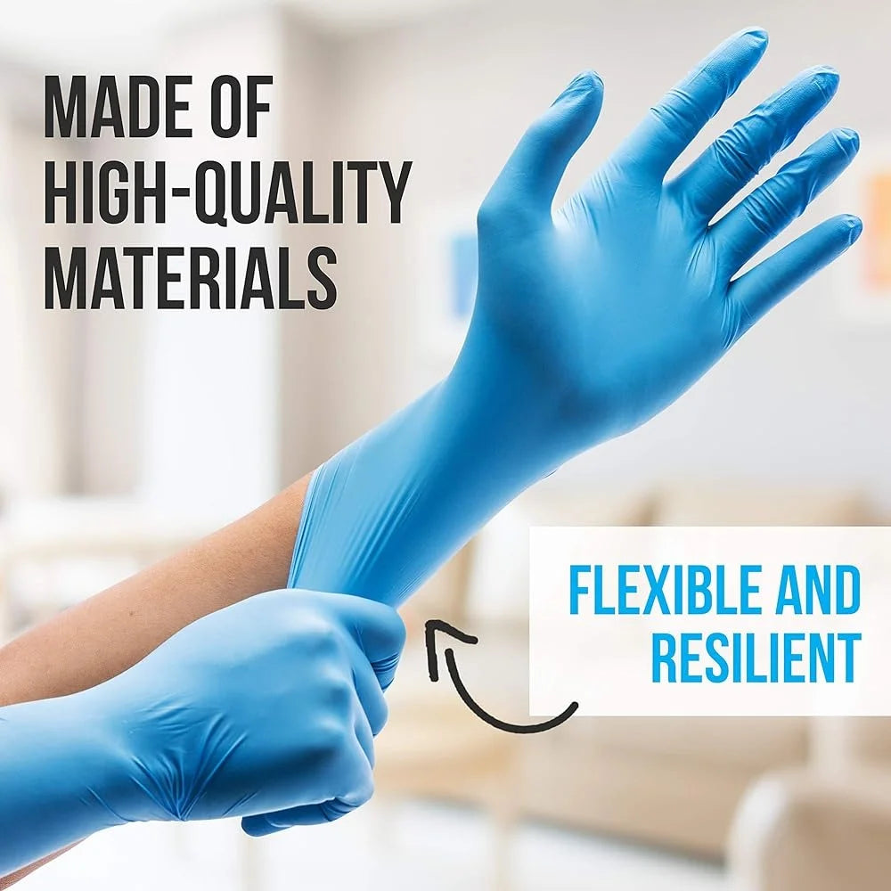 Nitrile Disposable Gloves Powder Free Soft Comfortable Texture