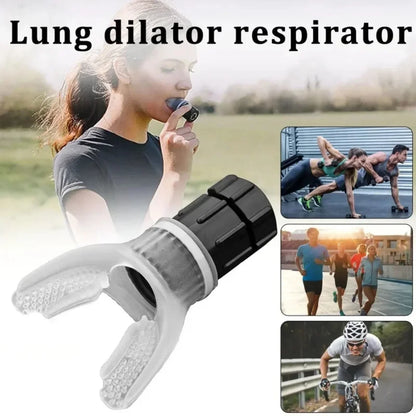 1PC Sports Breathing Trainer Exercise Lung Face Mouthpiece Respirator