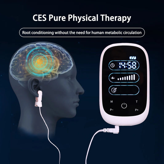 Brain Electronic Therapy Stimulation Device Massage Ear Clip for Insomnia Cure.