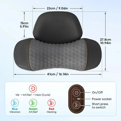 Massager Pillow Cervical Orthopedic Sleeping Pillow Back and Neck Massager